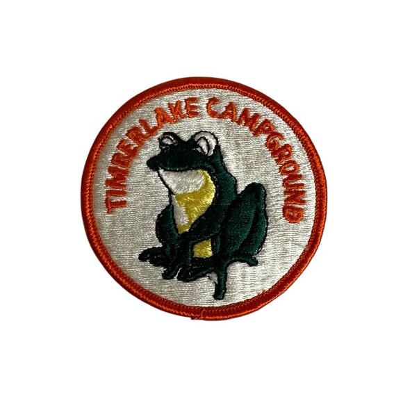 Vintage Patch Timberlake Campground Frog - Picture 1 of 5